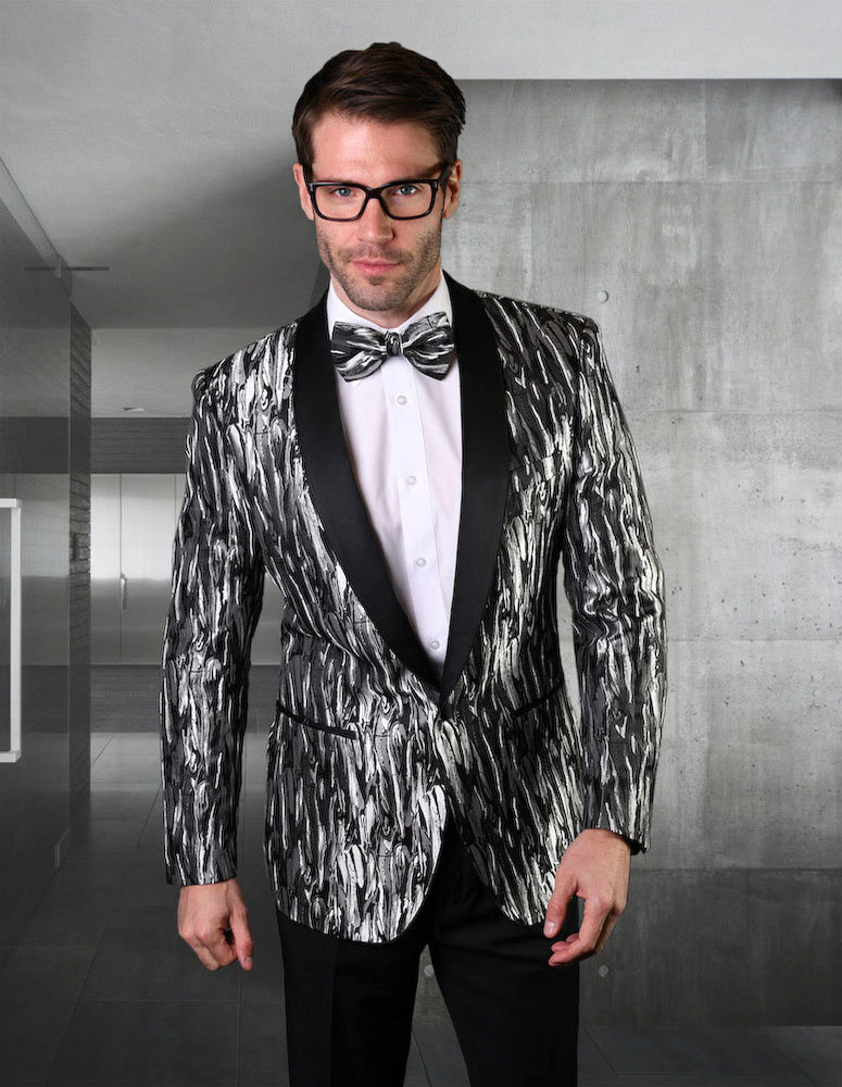 Fancy Jacket With Matching Bow Tie, StatementSuits.com